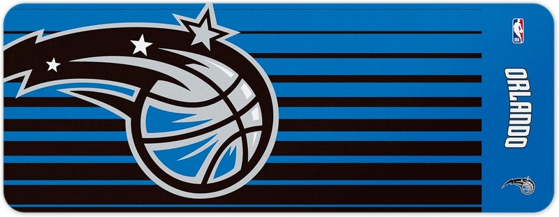 SOAR NBA Multifunctional Desk Mat for Desktop, (31.5"x12") - Ultra Soft Fabric with Non-Slip Rubber Backer - Water Resistant & Durable Nylon Stitching - Image 2